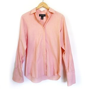 Ralph Lauren Black Label Peach Button Down Shirt